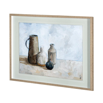 Mercana - A Collection of Jars by Steven Johnson Hand Embellished Textured Framed Art Photo Matted under Glass - 13404 view 2