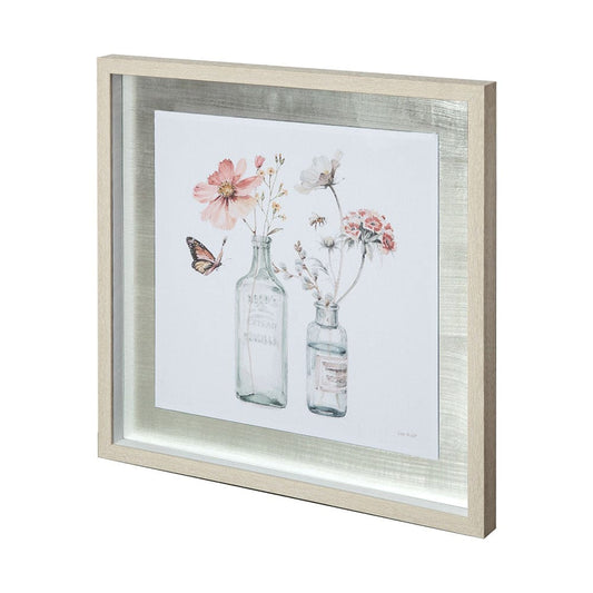 Mercana - A Country Weekend X by Mercana Studio Hand Embellished Textured Framed Art Print Matted under Glass - 12241 view 1