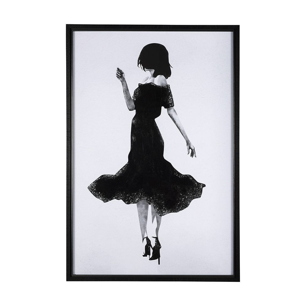 Mercana - A Dancing Night II by Mercana Studio a Hand Embellished Textured Framed Art Print Matted under Glass - 14861 view 1