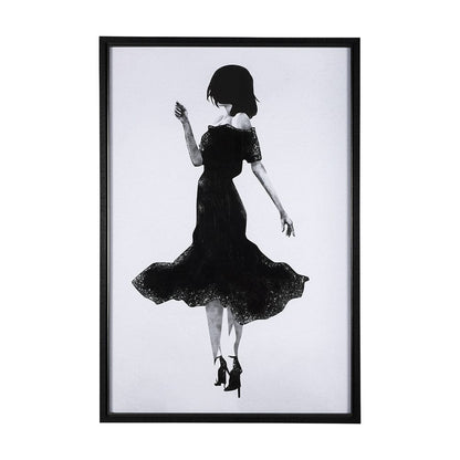 Mercana - A Dancing Night II by Mercana Studio a Hand Embellished Textured Framed Art Print Matted under Glass - 14861 view 1