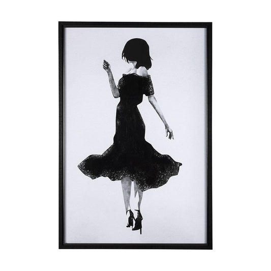 Mercana - A Dancing Night II by Mercana Studio a Hand Embellished Textured Framed Art Print Matted under Glass - 14861 view 1