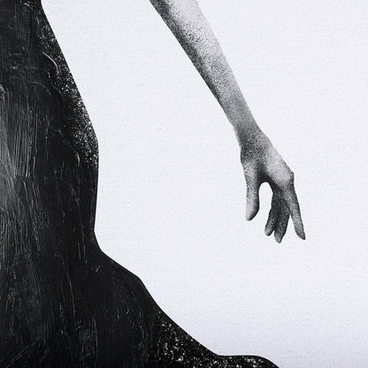 Mercana - A Dancing Night II by Mercana Studio a Hand Embellished Textured Framed Art Print Matted under Glass - 14861 view 6