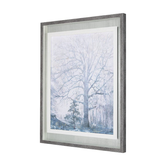 Mercana - A Fresh Winter Morning I by Mercana Studio Hand Embellished Framed Art Print Matted under Glass - 14753 view 2