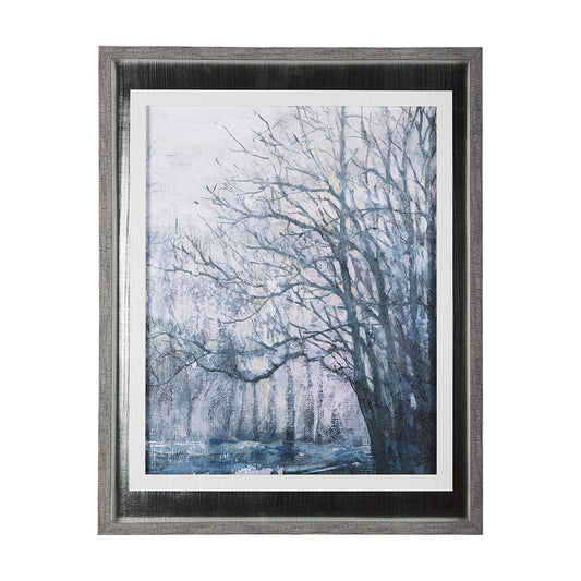 Mercana - A Fresh Winter Morning II by Mercana Studio Hand Embellished Framed Art Print Matted under Glass - 14754 view 1