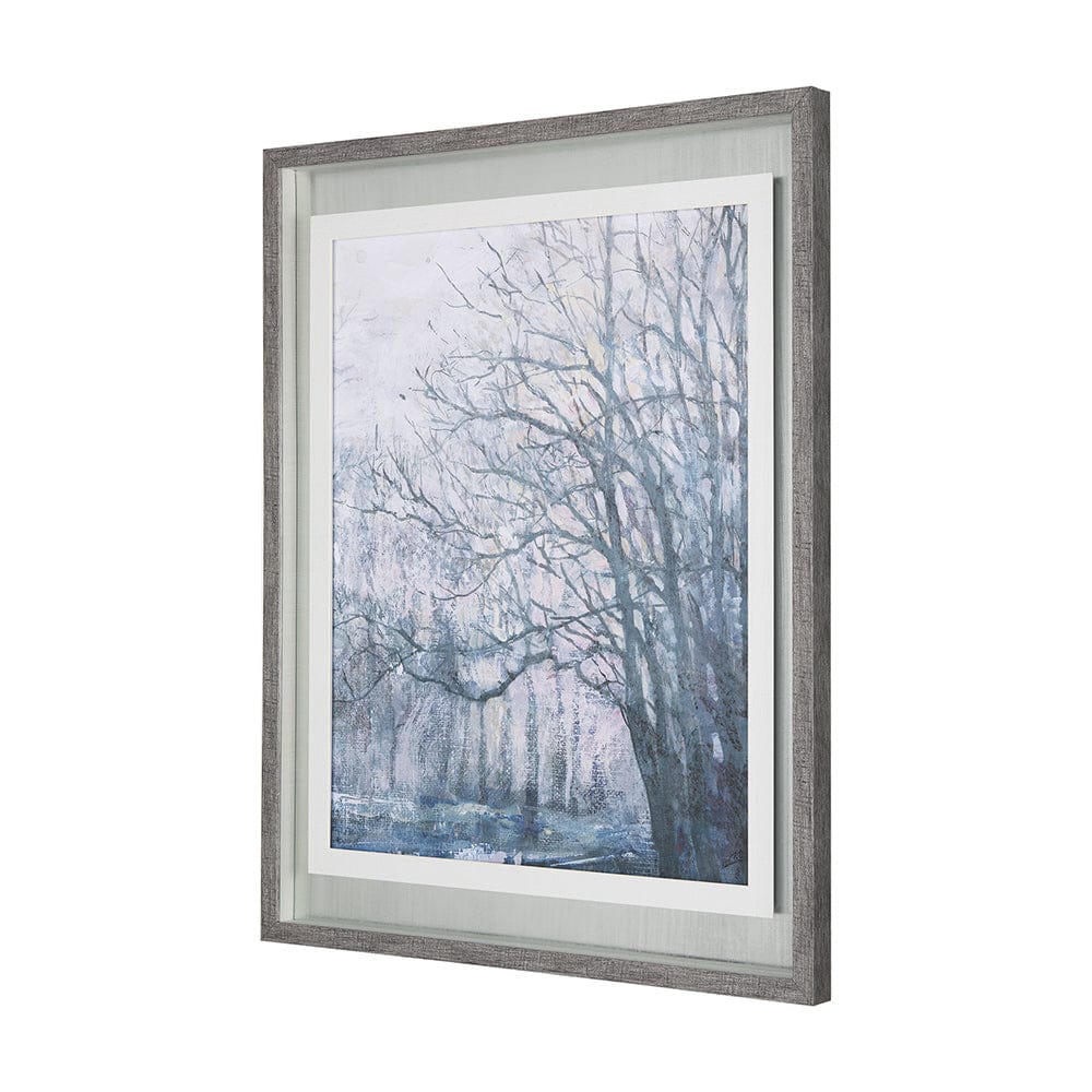 Mercana - A Fresh Winter Morning II by Mercana Studio Hand Embellished Framed Art Print Matted under Glass - 14754 view 2