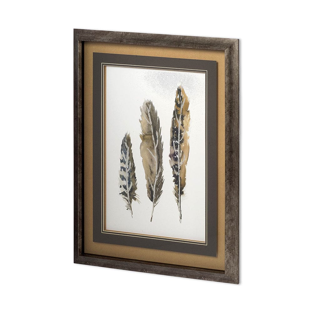 Mercana - A light Touch I by Rebecca Meyers a Hand Embellished Textured Framed Art Print Matted under Glass - 11395 view 1