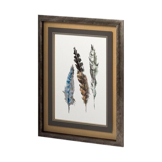 Mercana - A Light Touch II by Rebecca Meyers a Hand Embellished Textured Framed Art Print Matted under Glass - 11396 view 1