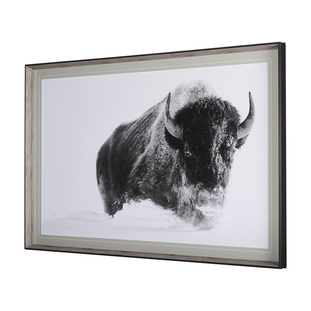 Mercana - A Struggle by Mercana Studio a Hand Embellished Textured Framed Art Print Matted under Glass - 14777 view 3