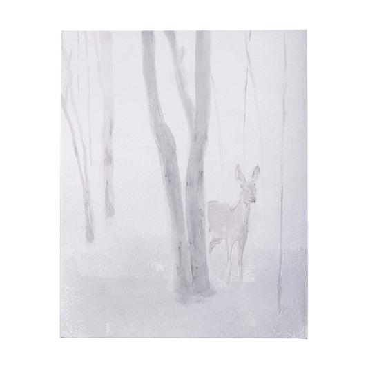 Mercana - A Winter Day in Forest I by Mercana Studio a Hand Embellished Textured Canvas - 102467-L view 1