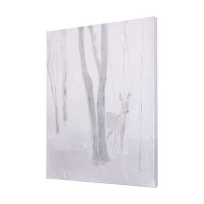 Mercana - A Winter Day in Forest I by Mercana Studio a Hand Embellished Textured Canvas - 102467-L view 2