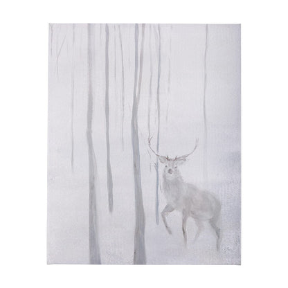 Mercana - A Winter Day in Forest II by Mercana Studio a Hand Embellished Textured Canvas - 102468-L view 1