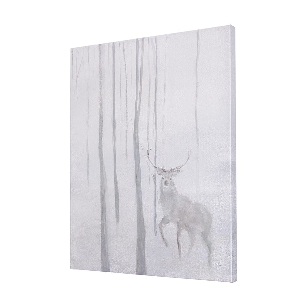 Mercana - A Winter Day in Forest II by Mercana Studio a Hand Embellished Textured Canvas - 102468-L view 2