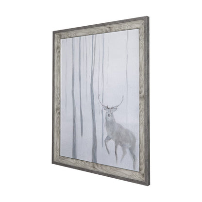 Mercana - A Winter Day in Forest II by Mercana Studio Hand Embellished Framed Art Print Matted under Glass - 14741 view 2