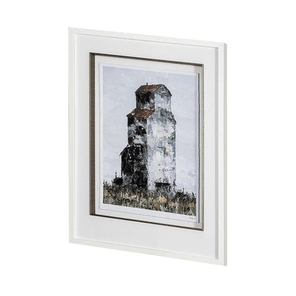 Mercana - Abandoned Grain Elevator I by Mercana Studio Hand Embellished Framed Art Print Matted under Glass - 13390 view 2