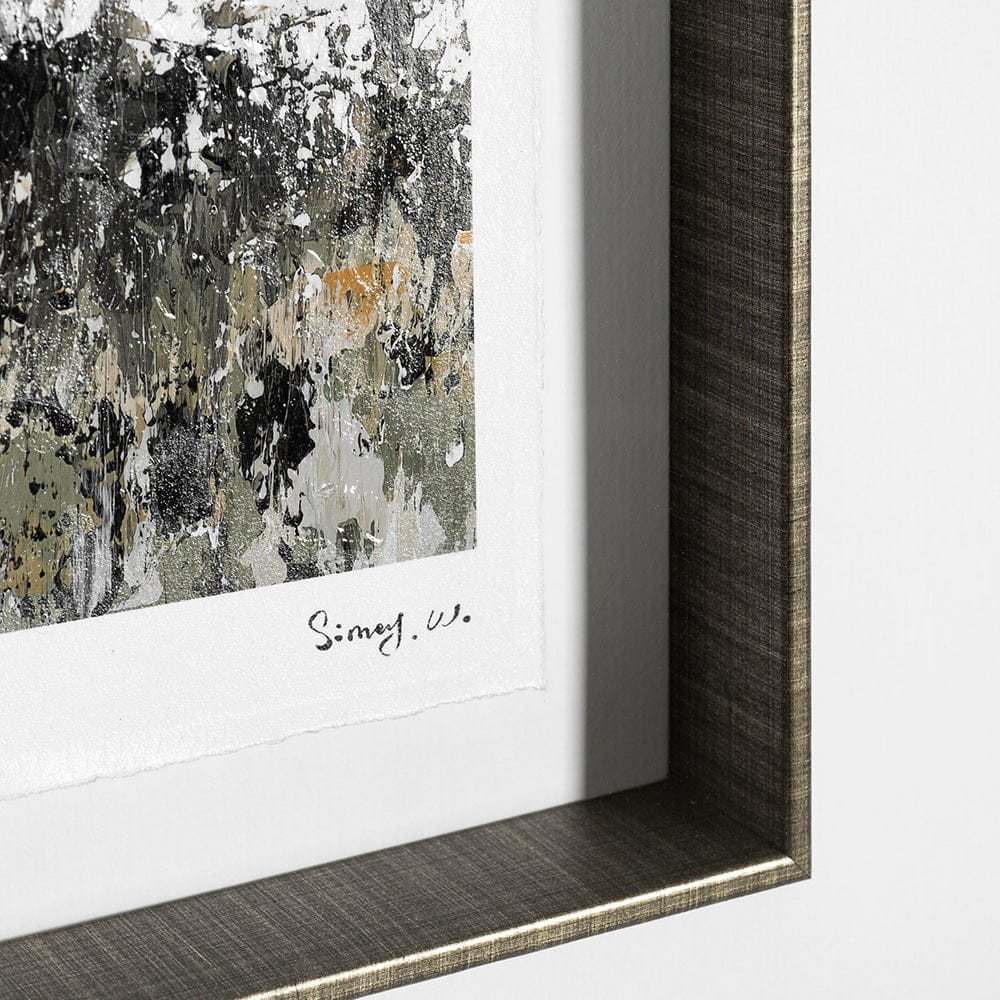 Mercana - Abandoned Grain Elevator I by Mercana Studio Hand Embellished Framed Art Print Matted under Glass - 13390 view 6