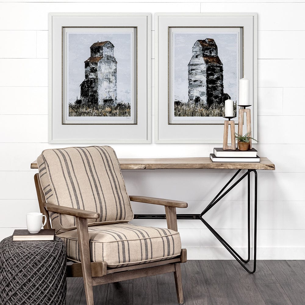 Mercana - Abandoned Grain Elevator I by Mercana Studio Hand Embellished Framed Art Print Matted under Glass - 13390 view 10