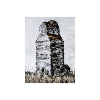 Mercana - Abandoned Grain Elevator II by Mercana Studio a Hand Embellished Textured Canvas - 101811-S view 1