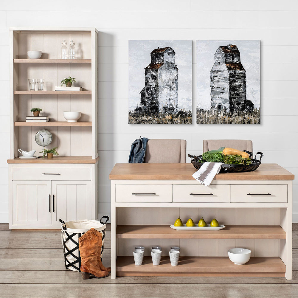 Mercana - Abandoned Grain Elevator II by Mercana Studio a Hand Embellished Textured Canvas - 101811-S view 2