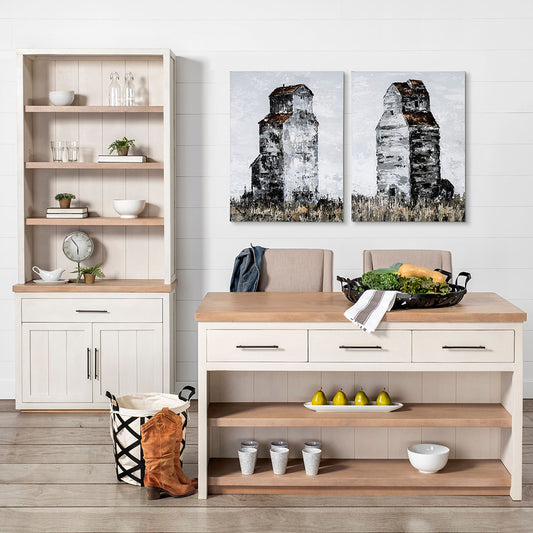 Mercana - Abandoned Grain Elevator II by Mercana Studio a Hand Embellished Textured Canvas - 101811-S view 2