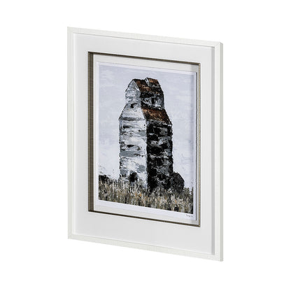 Mercana - Abandoned Grain Elevator II by Mercana Studio Hand Embelished Framed Art Print Matted under Glass - 13391 view 2
