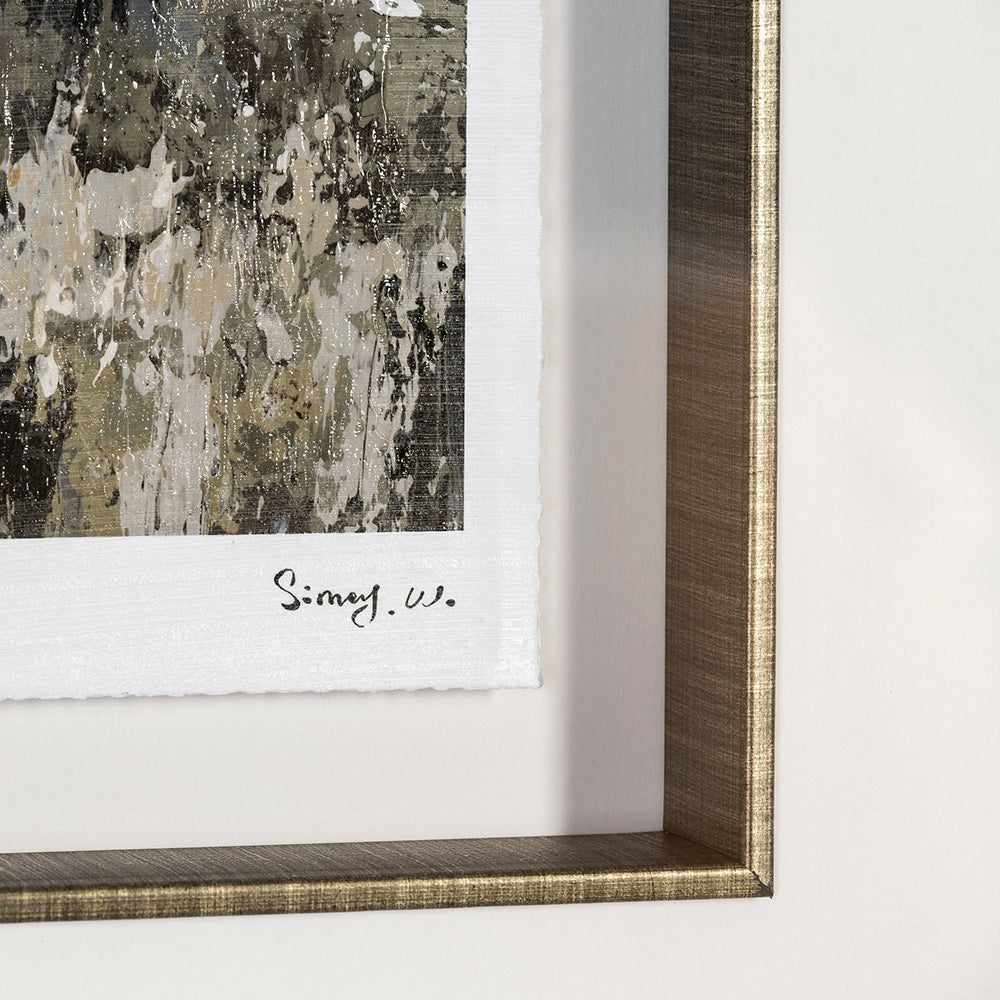 Mercana - Abandoned Grain Elevator II by Mercana Studio Hand Embelished Framed Art Print Matted under Glass - 13391 view 6