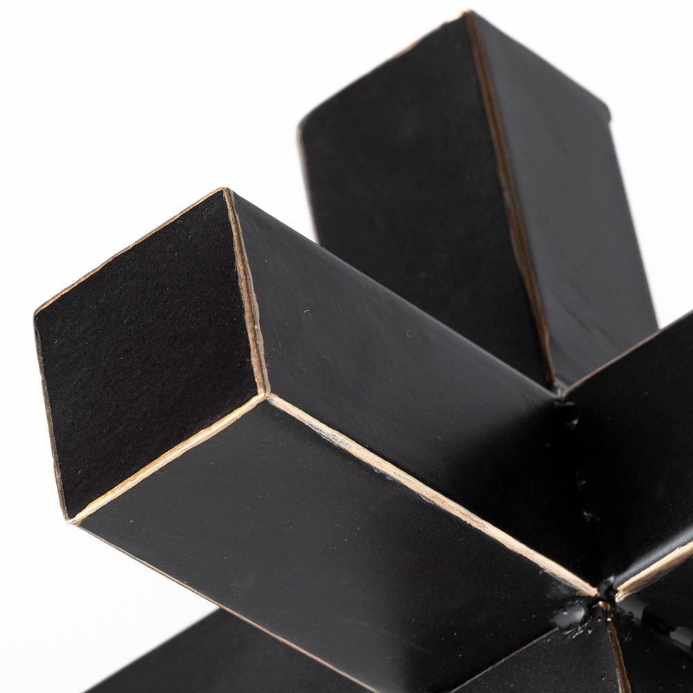 Mercana - Abel Large 9L x 9W Black Metal Jack W/ Gold Accents - 68809_CLOSEOUT view 6