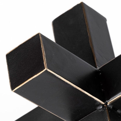 Mercana - Abel Large 9L x 9W Black Metal Jack W/ Gold Accents - 68809_CLOSEOUT view 6