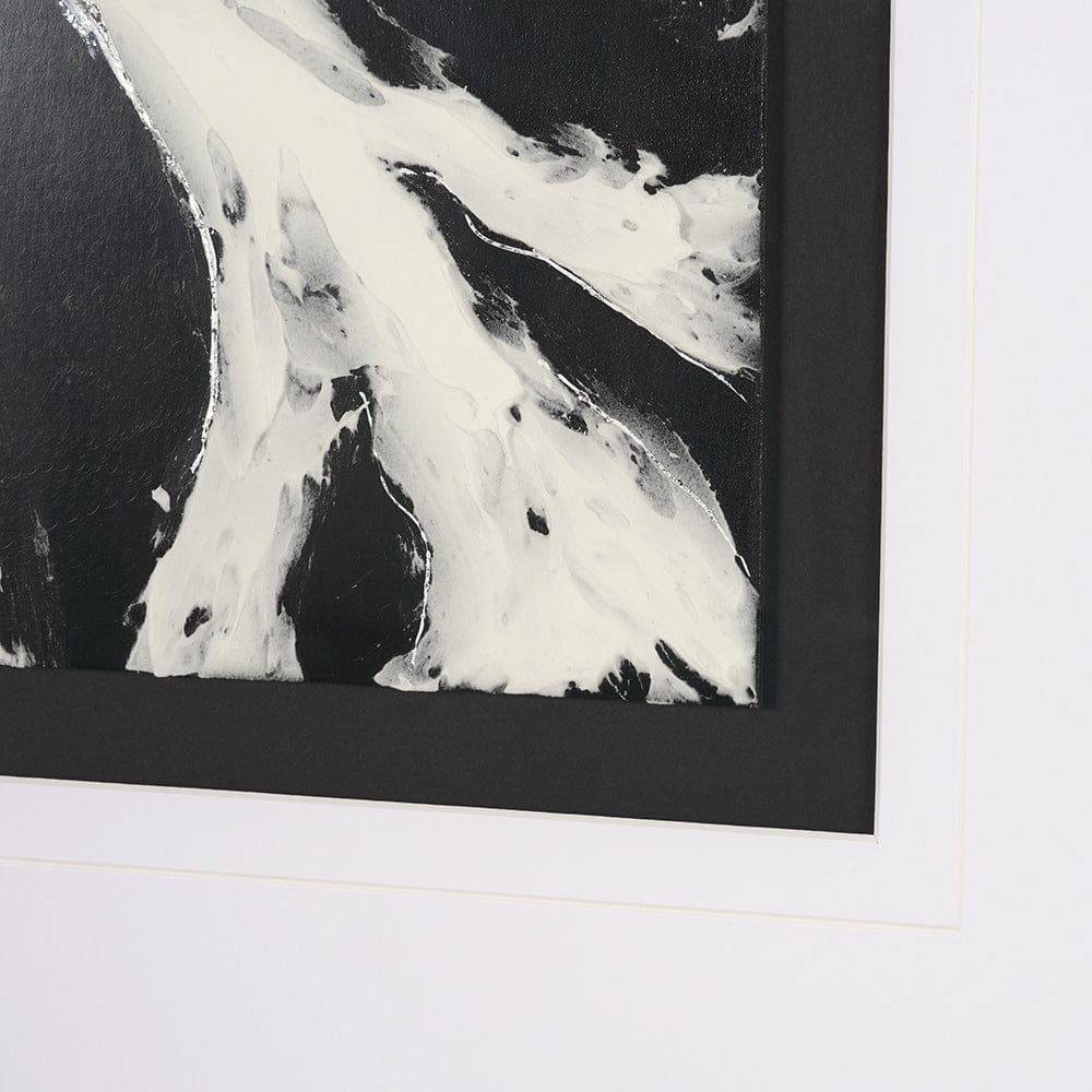 Mercana - Abstract Branches by Studio M a handmade Original Framed Artwork under Glass - 15092 view 6