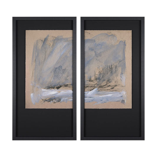 Mercana - Abstract Landscape by Mercana Studio a Framed Art Print - 15468 view 1