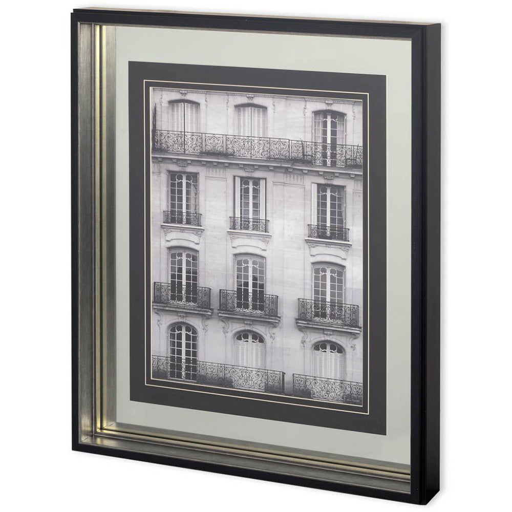 Mercana - Across the Street I by Laura Marshall a Framed Art Print Matted under Glass - 10717 view 1