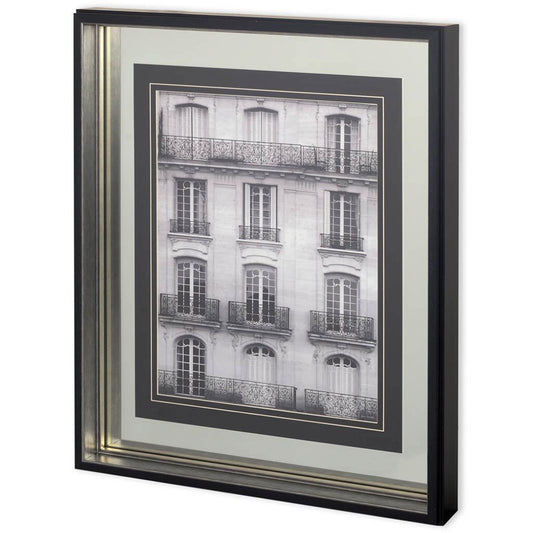 Mercana - Across the Street I by Laura Marshall a Framed Art Print Matted under Glass - 10717 view 1