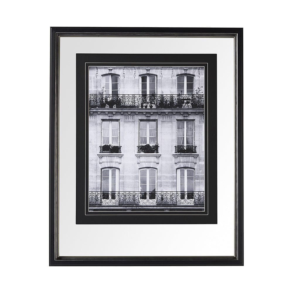Mercana - Across the Street II by Laura Marshall a Framed Art Print Matted under Glass - 10718 view 1