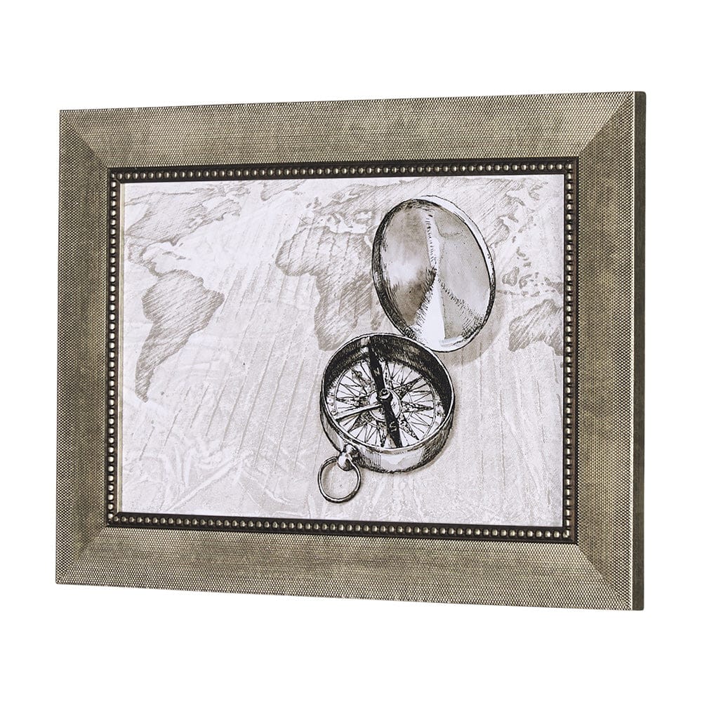 Mercana - Adventure Map by Chad Mackay a Hand Embelished Textured Framed Art Print - 15214 view 4