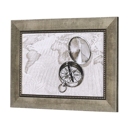 Mercana - Adventure Map by Chad Mackay a Hand Embelished Textured Framed Art Print - 15214 view 4