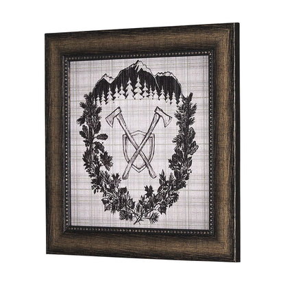 Mercana - Adventure Map by Chad Mackay a Hand Embelished Textured Framed Art Print - 15214 view 6