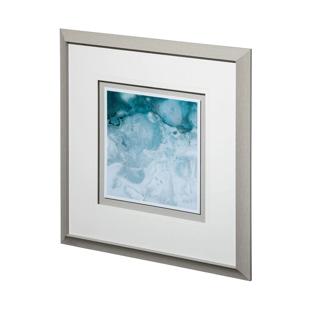 Mercana - Aerial Blue -I by Brianna Andreychuk a Framed Art Print Matted under Glass - 12472 view 1