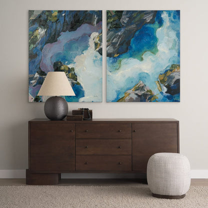 Mercana - Aerial View II by Silvia Krause a Hand Embellished Textured Canvas - 101860-L view 5