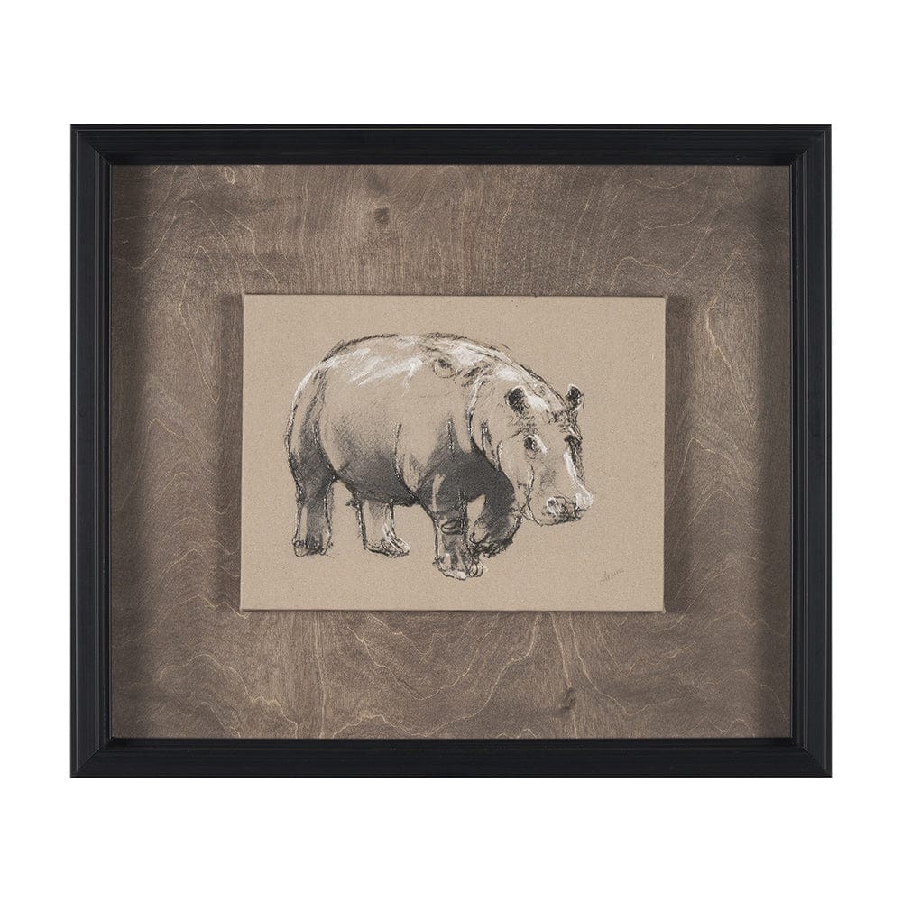 Mercana - African Animal Study I by Mercana Studio a Hand Embellished Framed Art Print - 15576 view 1