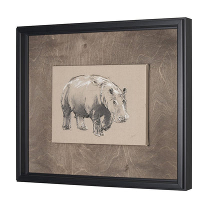 Mercana - African Animal Study I by Mercana Studio a Hand Embellished Framed Art Print - 15576 view 2