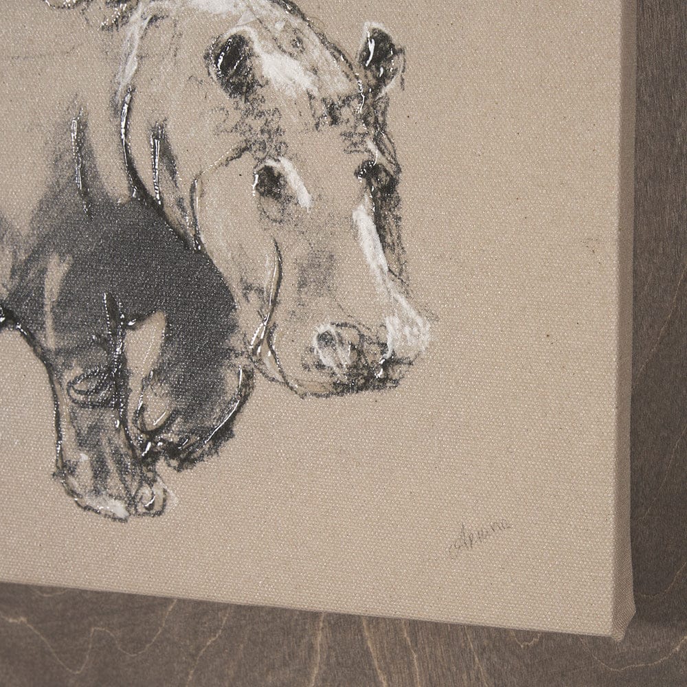 Mercana - African Animal Study I by Mercana Studio a Hand Embellished Framed Art Print - 15576 view 6