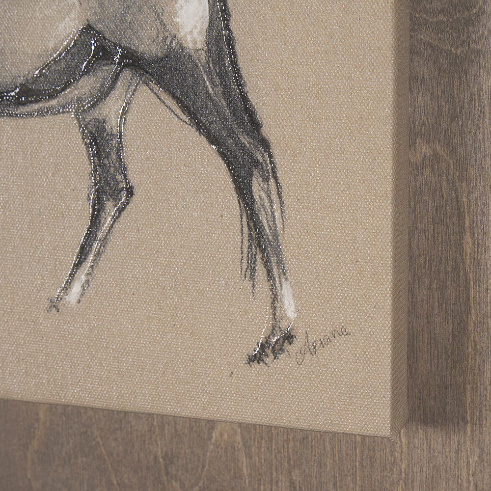 Mercana - African Animal Study II by Mercana Studio a Hand Embellished Framed Art Print - 15577 view 6