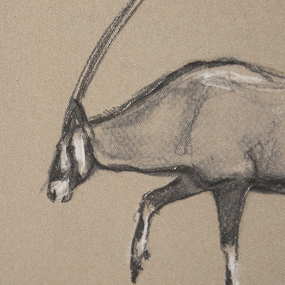 Mercana - African Animal Study II by Mercana Studio a Hand Embellished Framed Art Print - 15577 view 7