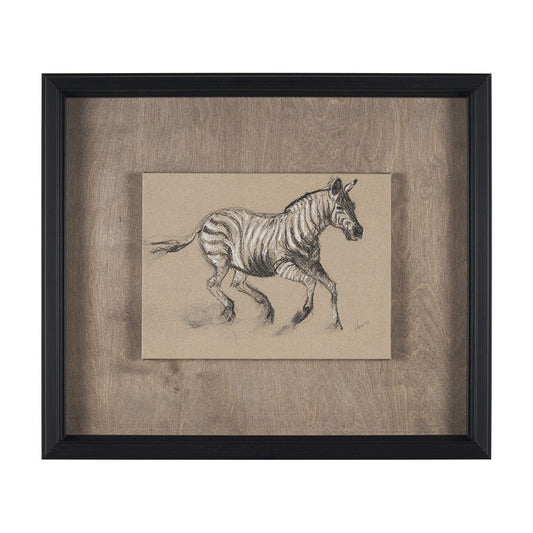Mercana - African Animal Study III by Mercana Studio a Hand Embellished Framed Art Print - 15578 view 1