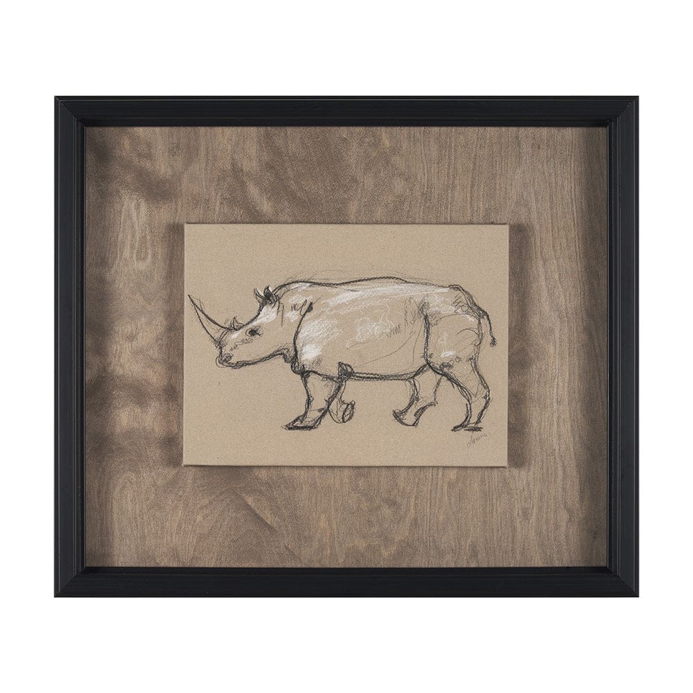 Mercana - African Animal Study IV by Mercana Studio a Hand Embellished Framed Art Print - 15579 view 1