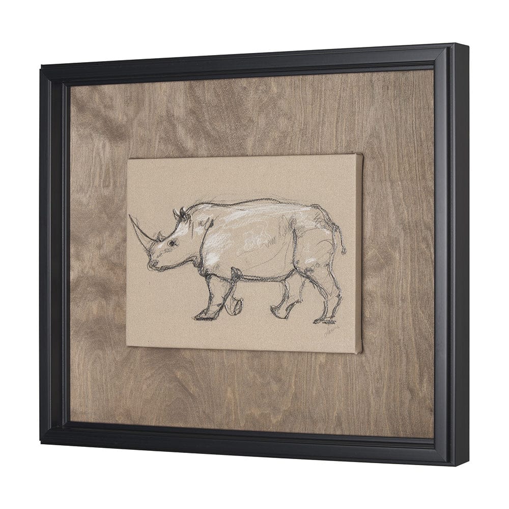 Mercana - African Animal Study IV by Mercana Studio a Hand Embellished Framed Art Print - 15579 view 2