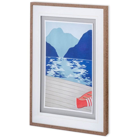 Mercana - Afternoon Canoe by Dimond, David a Framed Art Print Matted under Glass - 10138 view 1