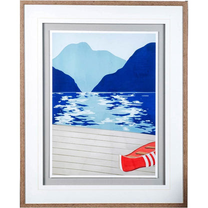 Mercana - Afternoon Canoe by Dimond, David a Framed Art Print Matted under Glass - 10138 view 2