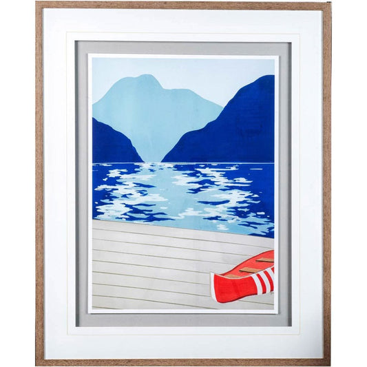 Mercana - Afternoon Canoe by Dimond, David a Framed Art Print Matted under Glass - 10138 view 2