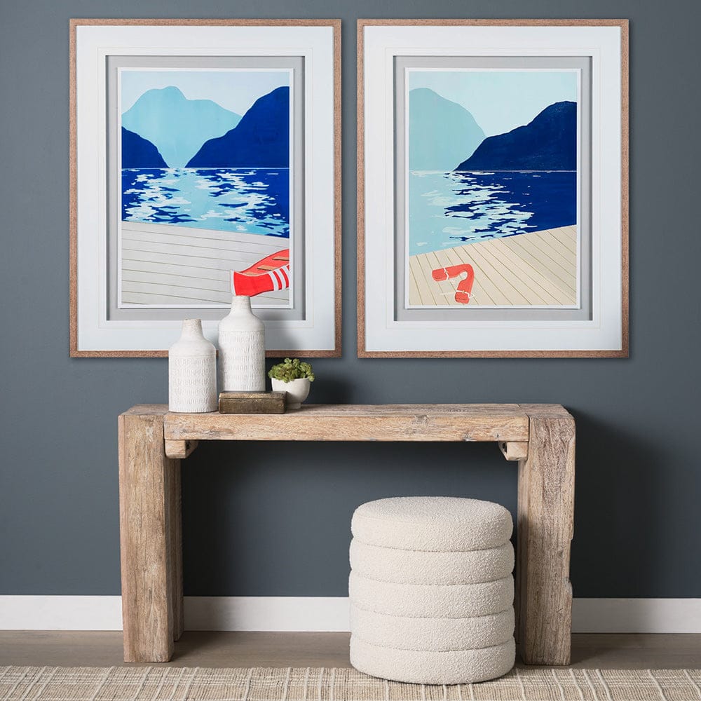 Mercana - Afternoon Canoe by Dimond, David a Framed Art Print Matted under Glass - 10138 view 5