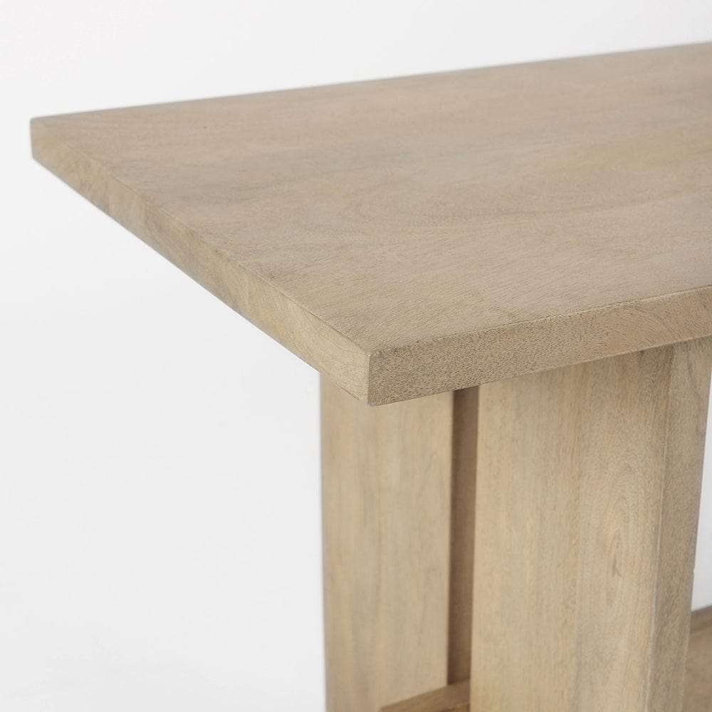 Mercana - Aida 18H Light Brown Wood Dining Bench - 69196 view 5